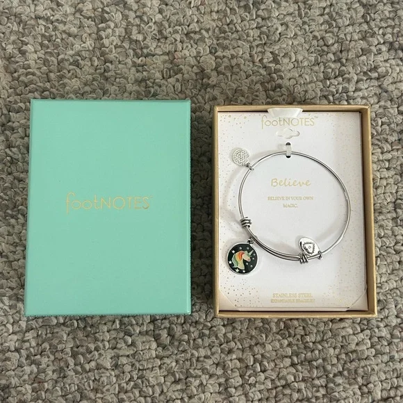 FootNOTES stainless steel bracelet unicorn - Picture 8 of 8